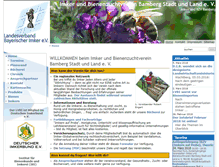 Tablet Screenshot of bienenzuchtverein-bamberg.lvbi.de