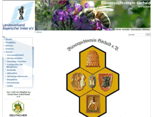 Tablet Screenshot of bienenzuchtverein-gschaid.lvbi.de