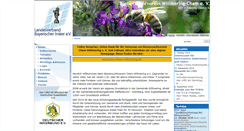 Desktop Screenshot of bienenzuchtverein-cham.lvbi.de